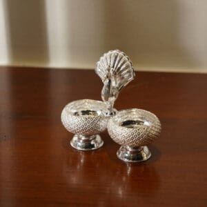 925 Silver Peacock Mini Bowls for Roli Chawal DESS/173