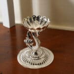 925 Silver Peacock Stand Diya Deepak on Peacock Head DESS/91