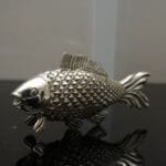 925 Sterling Silver Antique Fish Showpiece Handcrafted Décor MISS/330