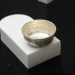 925 Sterling Silver Antique Mini Bowl For Roli Chawal, Pooja & Bhog BWSS/62