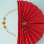 Minimal 22Kt Gold Three-Flower Chain Bracelet – Elegant Gift for Her CBL22/14 Minimal 22Kt Gold Three-Flower Chain Bracelet – Elegant Gift for Her CBL22/14