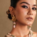 22Kt Gold Polki & Gemstone Beaded Layer Haar with Matching Earrings – Perfect for Weddings PS22/238 22Kt Gold Polki & Gemstone Beaded Layer Haar with Matching Earrings – Perfect for Weddings PS22/238