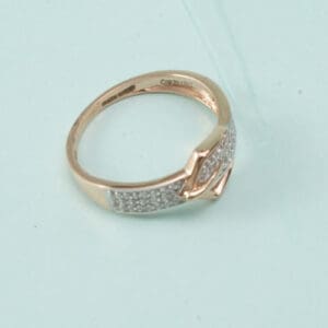 Minimal 18Kt Gold Unisex Diamond Ring – Perfect Gift for Her RL18/2284