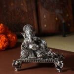 925 Antique Silver Sitting Ganesha Idol MRTSS/394