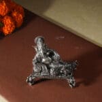 925 Antique Silver Sitting Ganesha Idol MRTSS/394