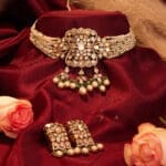 Pearl Polki Kundan Choker with Matching Earrings PKCS4/7