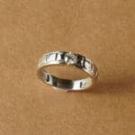 Diamond Platinum Men’s Engagement Band Ring PRG/7