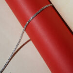 Elegant 14K White Gold Diamond Line Bracelet DBL/322