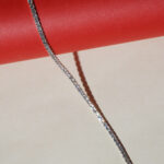 Elegant 14K White Gold Diamond Line Bracelet DBL/322