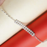 18kt White Gold Natural Diamond Bracelet For Her DBL/185