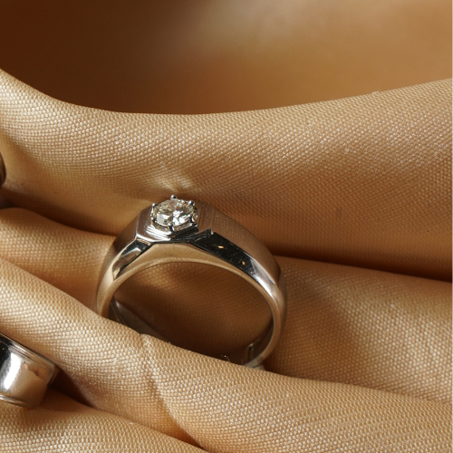 Diamond Platinum Men’s Engagement Band Ring PRG/11 Diamond Platinum Men’s Engagement Band Ring PRG/11