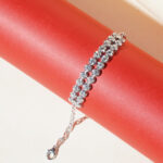 18kt White Gold Natural Diamond Bracelet For Her DBL/185