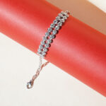 18kt White Gold Natural Diamond Bracelet For Her DBL/185
