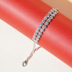 18kt White Gold Natural Diamond Bracelet For Her DBL/185