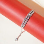 18kt White Gold Natural Diamond Bracelet For Her DBL/185