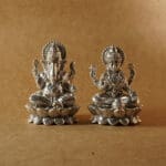 999 SILVER Laxmi Ganesha Idols SIC/8
