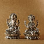 999 SILVER Laxmi Ganesha Idols SIC/8