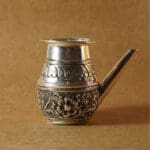 925 Silver Karwa with Paisley Flower Engraving KWSS/3