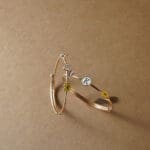 18KT Gold Adjustable Kada for Kids with Elephant, Crown & K Letter Charms KR18/89