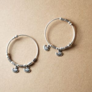 Antique 925 Silver Adjustable Kada For Kids KASS/36