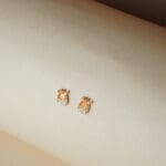 18KT Gold Cute Giraffe Kids Gold Stud Earrings TP18/217