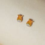 18KT Gold Cute Giraffe Kids Gold Stud Earrings TP18/217