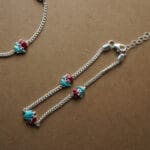 Silver Charms Anklets For Kids PYSS/132