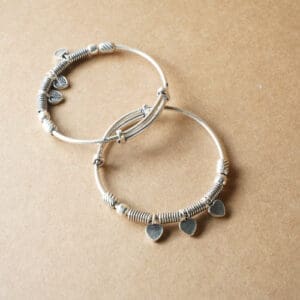 Antique 925 Silver Kids Adjustable Charm Kada KASS/34