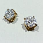 18kt Gold Diamond Studs For Her DTP/520