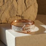 Minimal 18Kt Rose Gold Men's Diamond Ring – Perfect Gift for Him RL18/2284
