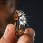 18kt Gold Men's Band Ring RG18/475