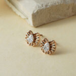 18kt Rose Gold Minimal Dailywear stud Earrings TP18/271