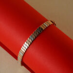 18 Kt Gold Two Tone Men's Bracelet for him BG18/83