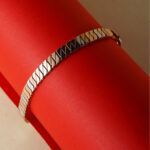 18 Kt Gold Two Tone Men's Bracelet for him BG18/83