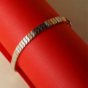 18 Kt Gold Two Tone Men's Bracelet for him BG18/83