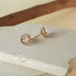 18 Kt Gold Stud dailywear Earrings for her TP18/264