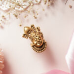 22KT Yellow Gold Shree Nath Ji Temple Ring – Antique Adjustable Design RL22/2502