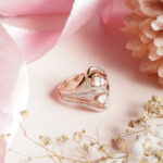 18KT Yellow Gold Stone Ring – Trendy Cocktail Design | BK Saraf RL18/2292