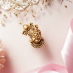 22KT Yellow Gold Shree Nath Ji Temple Ring – Antique Adjustable Design RL22/2502