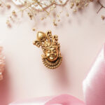 22KT Yellow Gold Shree Nath Ji Temple Ring – Antique Adjustable Design RL22/2502