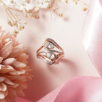 18KT Yellow Gold Stone Ring – Trendy Cocktail Design | BK Saraf RL18/2292