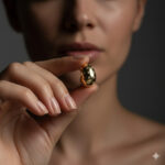 18Kt Gold minimal Earrings For Her TP18/332