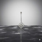 White Gold 18kt Diamond Pendant DPD/95