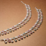 925 Sterling Silver Meenakari Charm Anklet PYSS/131