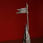 Silver Ram Mandir Replica – Exquisite Handcrafted Temple Model MISS/378