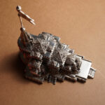 925 Silver Antique Ram Mandir Replica MISS/379