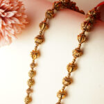 22kt Gold Antique Gold Bore Mala CN22/2568