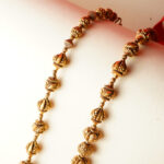 22kt Gold Antique Gold Bore Mala CN22/2568