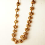 22kt Gold Antique Gold Bore Mala CN22/2568