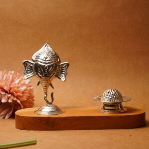 925 Silver Ganesha Insane Stick holder DSA/28